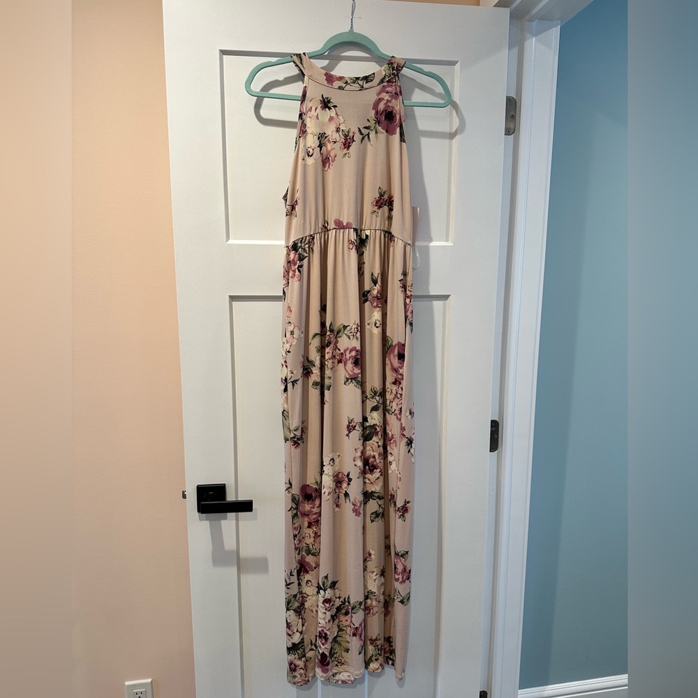 Pulse high neck maxi dress